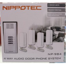 NIPPOTEC 4 WAY AUDIO DOOR PHONE SYSTEM  NP-984